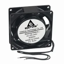 5pcs/lot 8cm AC 220v 240v 0.1a 2 wire Cooling Fan 8025 Sleeve motor 8025s 3.15 inch 5pcs/lot 8cm AC 220v 240v 0.1a 2 wire Cooling Fan 8025 Sleeve motor 8025s 3.15 inch