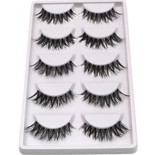 30 пар накладных ресниц, накладные ресницы, мягкий толстый макияж для ресниц, Пластиковые стебли, натуральный длинный объем, накладные инструмент для ресниц