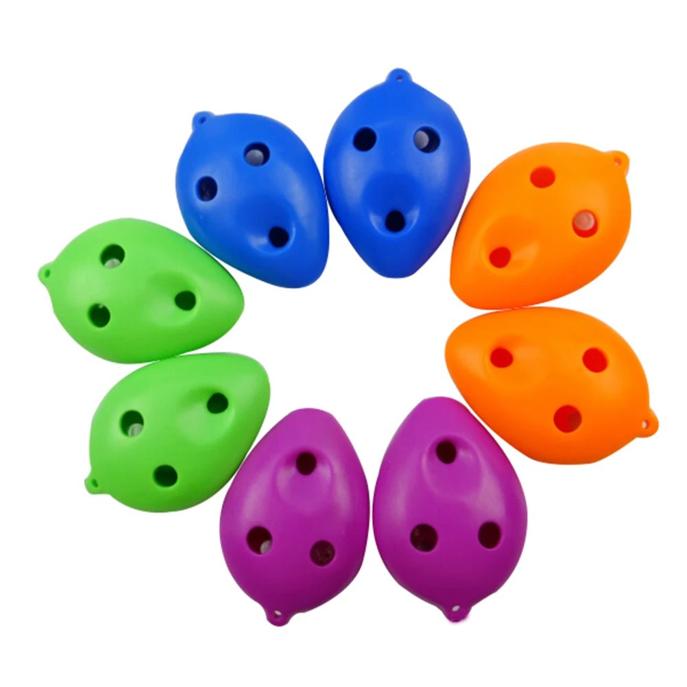 Colorful 6 Hole ABS Plastic Treble C Ocarina for Beginner 6 Hole Ocarina
