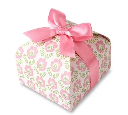 50 шт. Подарочная коробка вечерние украшения 5 видов конструкций цветы в горошек Свадебная подарочная коробка для конфет украшение для вечеринки в честь Дня Рождения - Цвет: 1