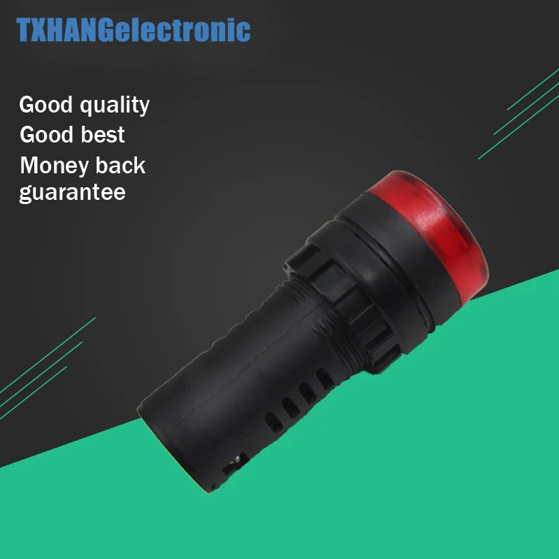 AC 110 V 22mm Luz de Flash LED Rojo Activo Buzzer Beep Indicador | Электронные компоненты и принадлежности
