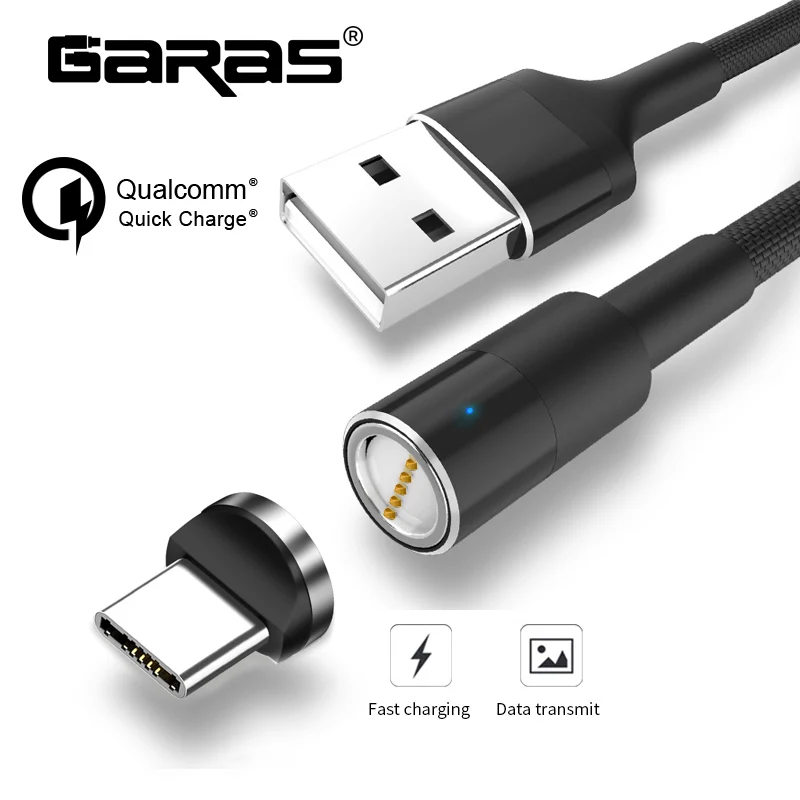 

Allinone Magnetic USB Type C Cable QC3.0 Fast Charging&Data Cable For xiaomi/huawei/samsung Magnet USB Type-C Charger Cable