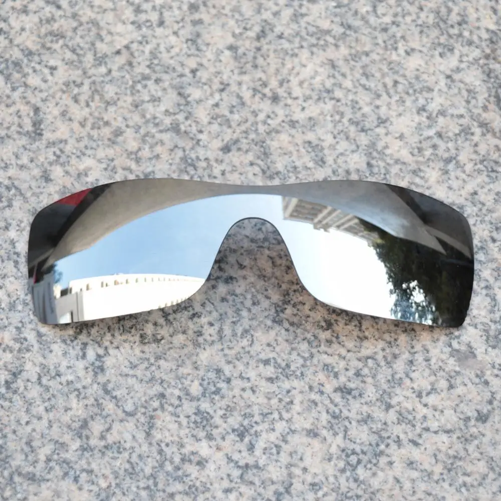 Wholesale E.O.S Polarized Enhanced Replacement Lenses for Oakley Batwolf Sunglasses -Silver Chrome Polarized Mirror
