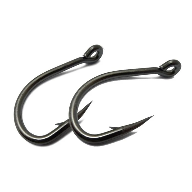 

[ 100PCS] Faultless Hook High Carbon Sharp Point Saltwater Fishing Octopus Jig Spare Hooks Size 6 4 2 1 1/0 2/0 4/0 6/0 8/0 10/0