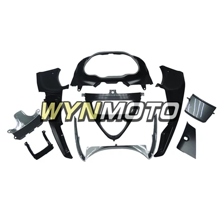 Полный обтекатели для Kawasaki ZZR-400 2007-1993 93-07 год ABS инъекции пластмассы мотоцикл наборы тела Cowling Frame черный серый