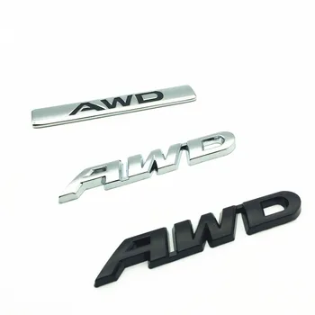 

1pcs 3D Metal Logo Car Sticker Emblem Auto Badge Decal For AWD BMW Audi Ford Nissan Toyota 4X4 4WD All Wheel Drive SUV