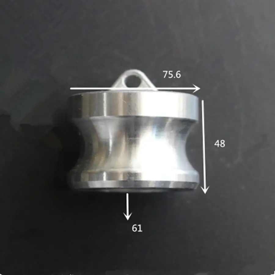 

2-1/2" End Plug Type DP Camlock Quick Disconnect Coupling 316 Stianless Cam Groove For Hose Pumps Homebrew