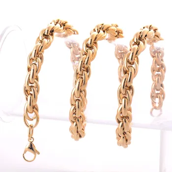 

Width 9mm Big Stainless Steel Chain Necklace High Quality 316L Stainless Steel Punk Necklace Chain Men Steel Jewelry HY010