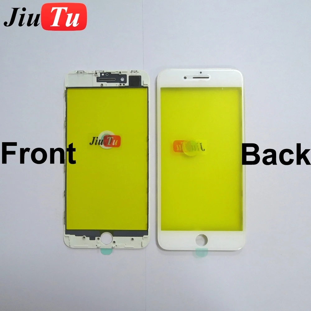 OEM 3 in 1 Cold Press Glass with Bezel Frame +OCA Adhesive Sticker Film For iPhone 8G 8 plus LCD Screen Refurbishment Jiutu (17)