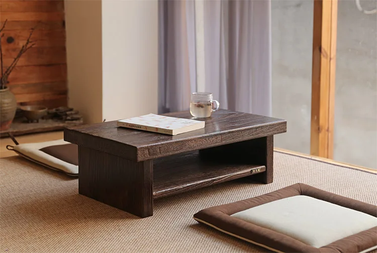Asian Antique Furniture Japanese Floor Tea Table Rectangle Size 68*35cm Living Room Wooden Laptop Coffee Tatami Low Table Wood Asian Antique Furniture Japanese Floor Tea Table Rectangle Size 68*35cm Living Room Wooden Laptop Coffee Tatami Low Table Wood