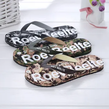 

Anti-slip Men Summer Camouflage Shoes Sandals Male Slipper Indoor Or Outdoor Flip Flops Breathable Casual Beach Shoes