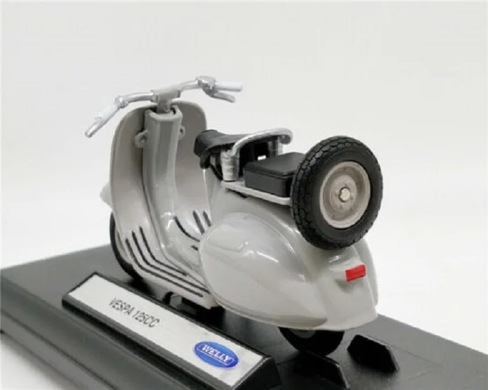 Welly 1:18 Vespa 1953 125CC Мотоцикл Велосипед литья под давлением модель игрушки в коробке