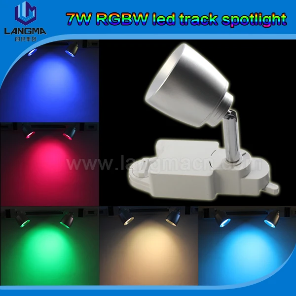 Langma Tracking Spotlight Rgbw 7w Multi Color 60 Degree Beam Angle Langma Tracking Spotlight Rgbw 7w Multi Color 60 Degree Beam Angle Wireless Led Track Spot Light 1 Wifi In Lighting From Lights