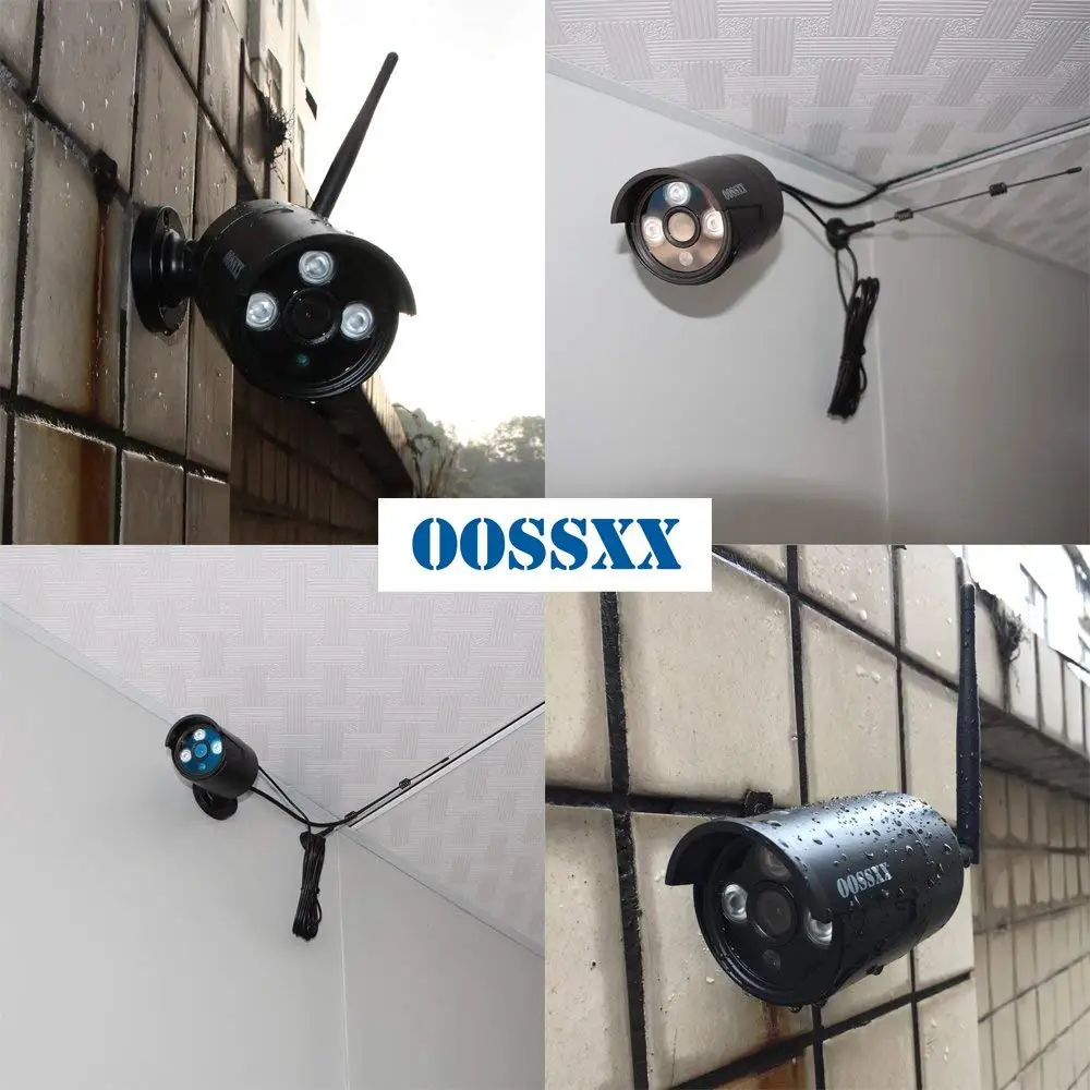 OOSSXX 1080P HD CCTV IP камера для помещений и улицы IP67 водонепроницаемая 2MP P2P Onvif камера видеонаблюдения для дома