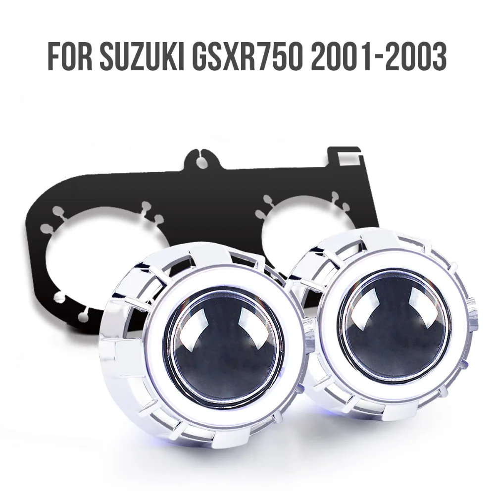 KT Motorcycle HID Projector Lens Headlight Suitable for Suzuki GSXR750