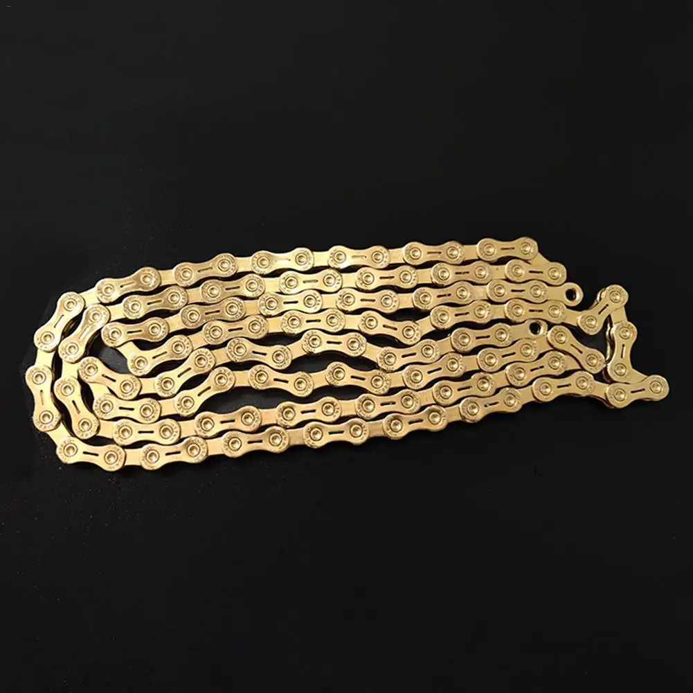 

Ultralight 10 11 Speeds Bicycle Chain SLR Gold Hollow MTB Road Bike Chain For Shimano/SRAM/Campanolo System
