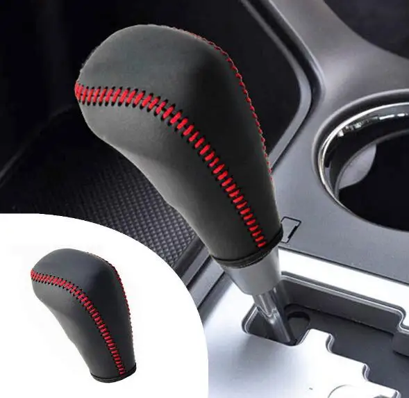

For KIA Sorento 2009-2012 Gear Shift Knob Lever Cover Leather Automatic Manual