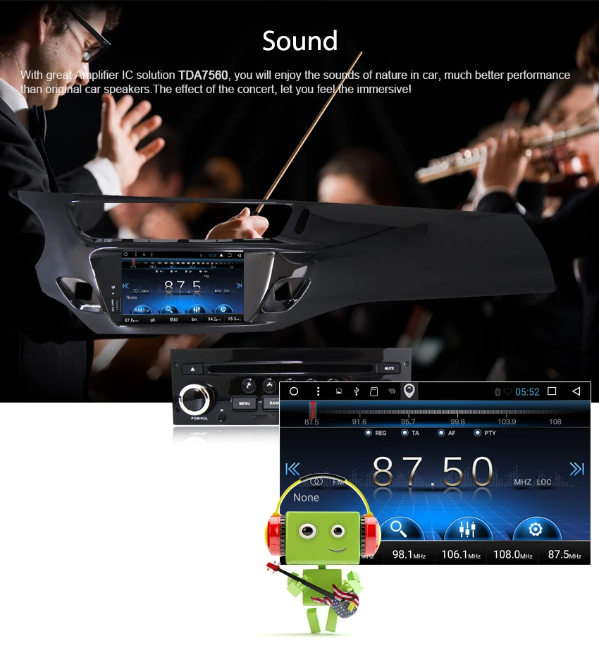Sale Android 9.0 Car Radio DVD Multimedia Player For Citroen C3 DS3 2010-2016 GPS Stereo Video WIFI Bluetooth Navigation HeadUnit 15