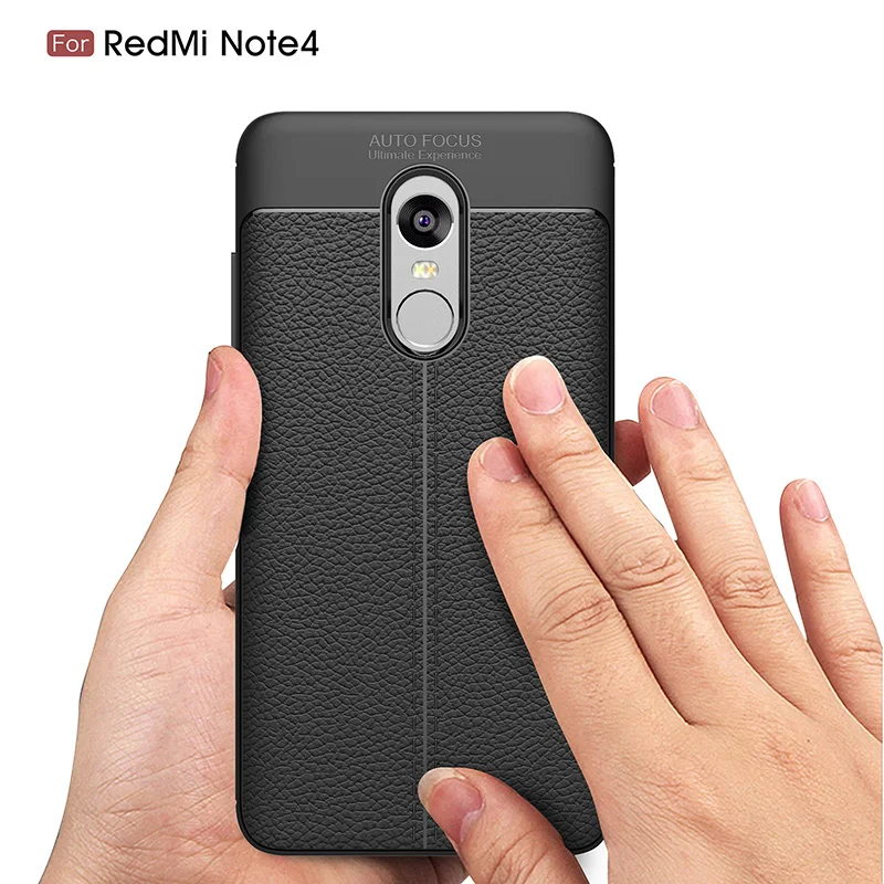 Litchi silicone case xiaomi redmi note 4 4x (7)