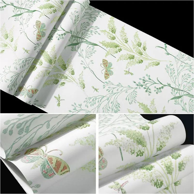 Rústico verde papeles de pared casa decoración fresco de la habitación dormitorio póngase en contacto con papel para las paredes de papel mural carta da parati Rústico verde papeles de pared casa decoración fresco de la habitación dormitorio póngase en contacto con papel para las paredes de papel mural carta da parati