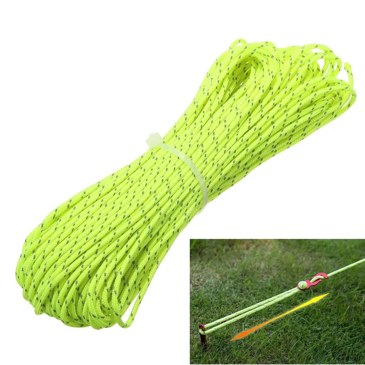 20m 1.8MM Reflective Guyline Camping Tent Rope Runners Guy Line Cord Paracord Outdoor Sports Camping Hiking Tent Accessories 20m 1.8MM Reflective Guyline Camping Tent Rope Runners Guy Line Cord Paracord Outdoor Sports Camping Hiking Tent Accessories