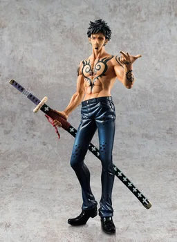 

Anime One PieceTrafalgar Law Operation Fruit 24CM POP Tattoo Version PVC Action Figure Toy Collection Model Gift