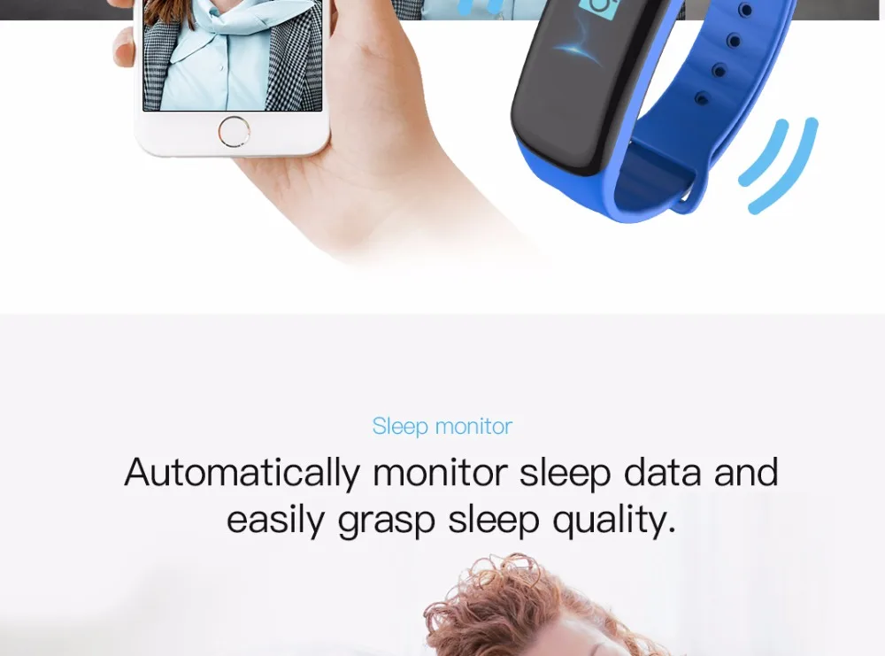 Longet умный Браслет C1Plus монитор сердечного ритма фитнес-трекер Bluetooth спортивный трекер напоминание о звонках смарт-браслет для iPhone 8