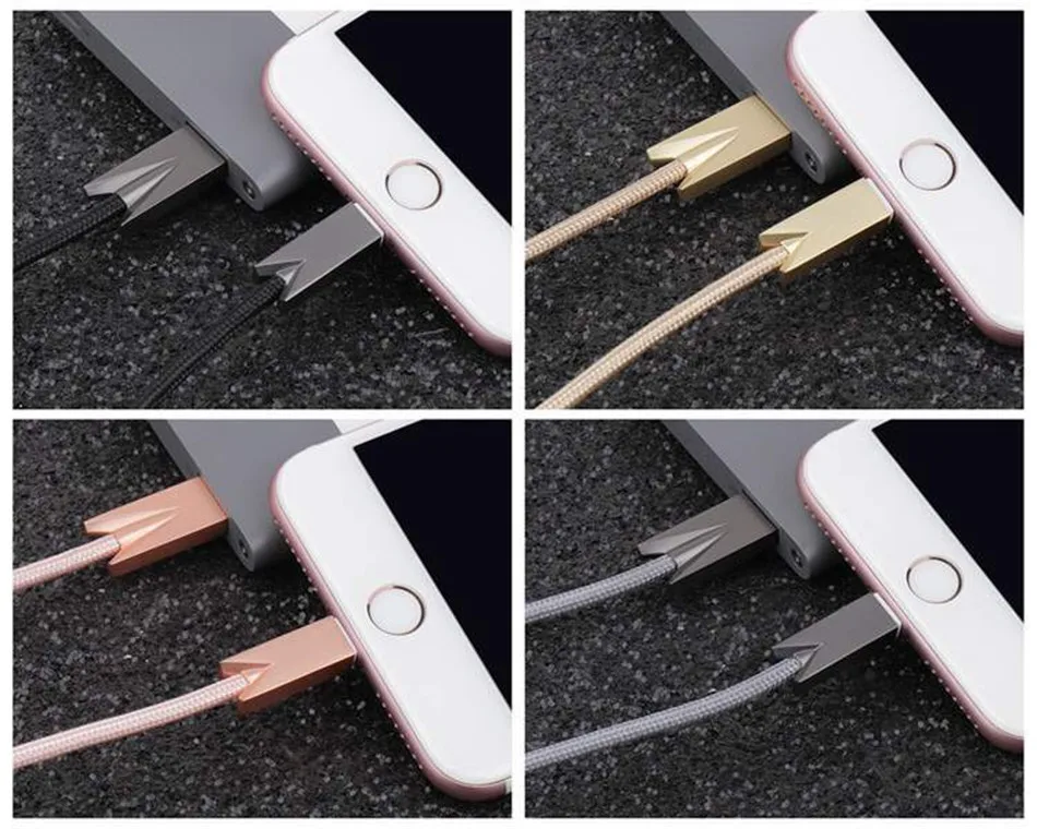NOHON Fast Charging Cable Lighting Charge Cord For Apple iPhone X 8 7 6 6S Plus XS MAX iOS 9 10 11 Zinc Alloy Phone Charger Line (13)