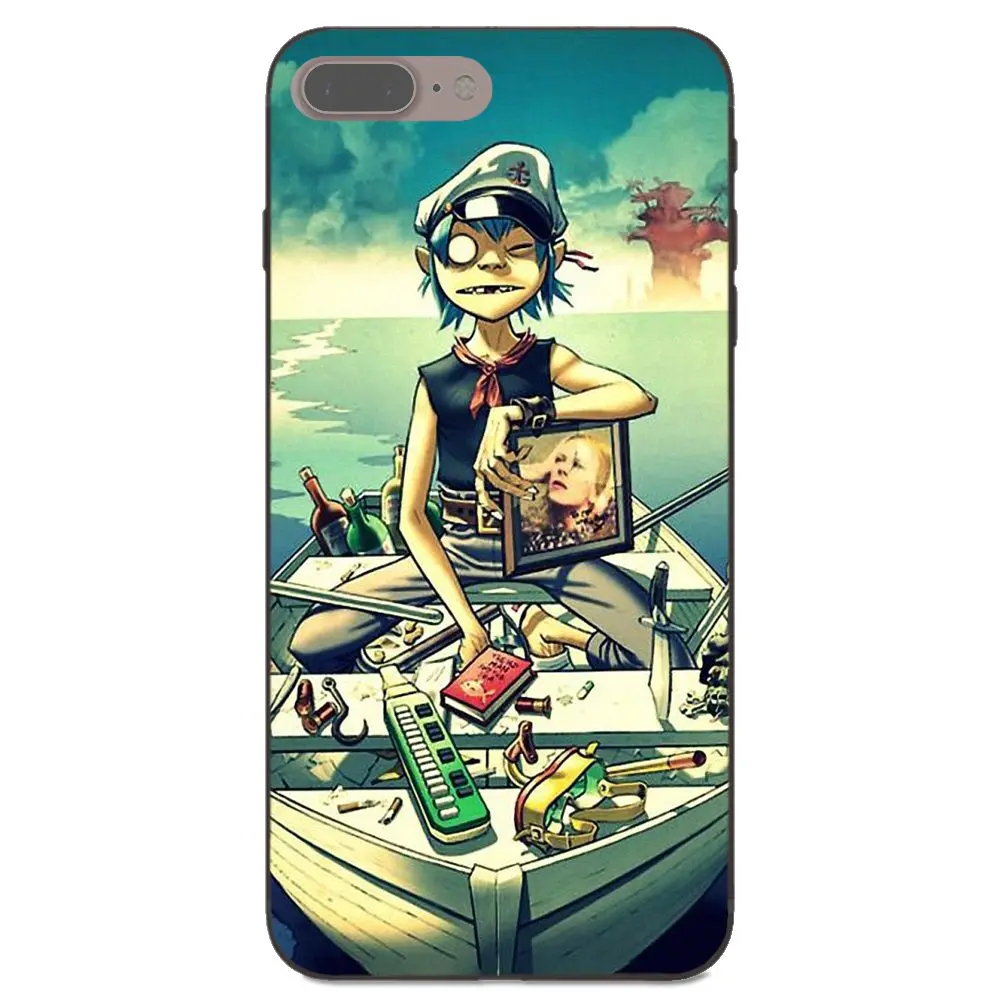Мягкий ТПУ милый чехол Gorillaz Boat Illust Music для Xiaomi Mi Mix Max Note 2 2S 3 5X 6 6X 8 9 SE A1 A2 Lite Play Pro