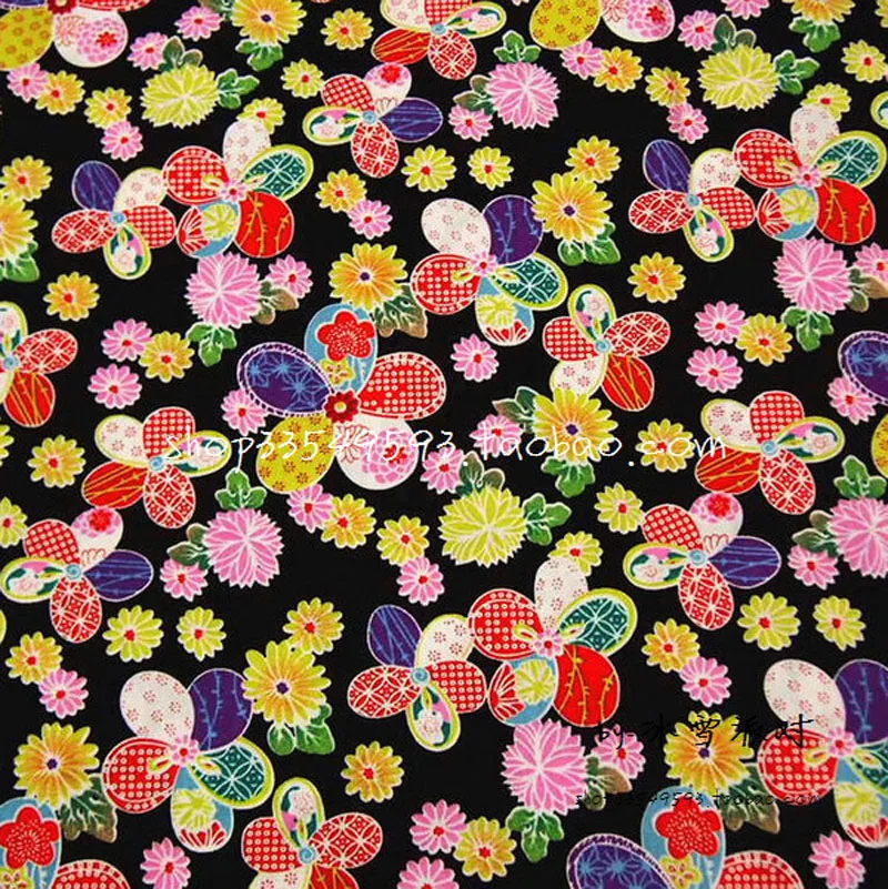 140*50cm 1pc Japanese Fabric 100Cotton Fabric Japanese Korean style