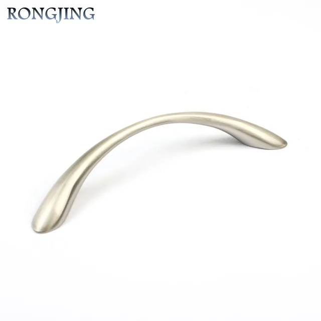 Us 6 99 96mm Nickel Modern Kitchen Cabinet Drawer Handles Bedroom Furniture S Cupboard Closet Dresser Pulls Wine Box Handle In