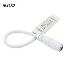 BSOD DC12V 12A Мини RGB ВЕЛО Усилитель с DC Разъем для 3528 5050 RGB Светодиодные Ленты света