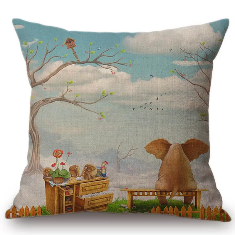 elephant-on-a-bench-in-the-sky-canvas 