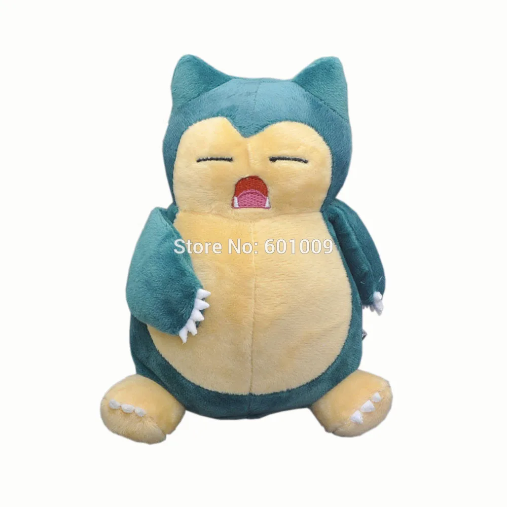 

Free Shipping EMS 100/Lot Snorlax 7.5" Plush Doll Toy