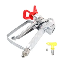 Горячий практичный высокого давления безвоздушный распылитель краски пистолет с защитная насадка насос опрыскиватель и безвоздушного распыления машина