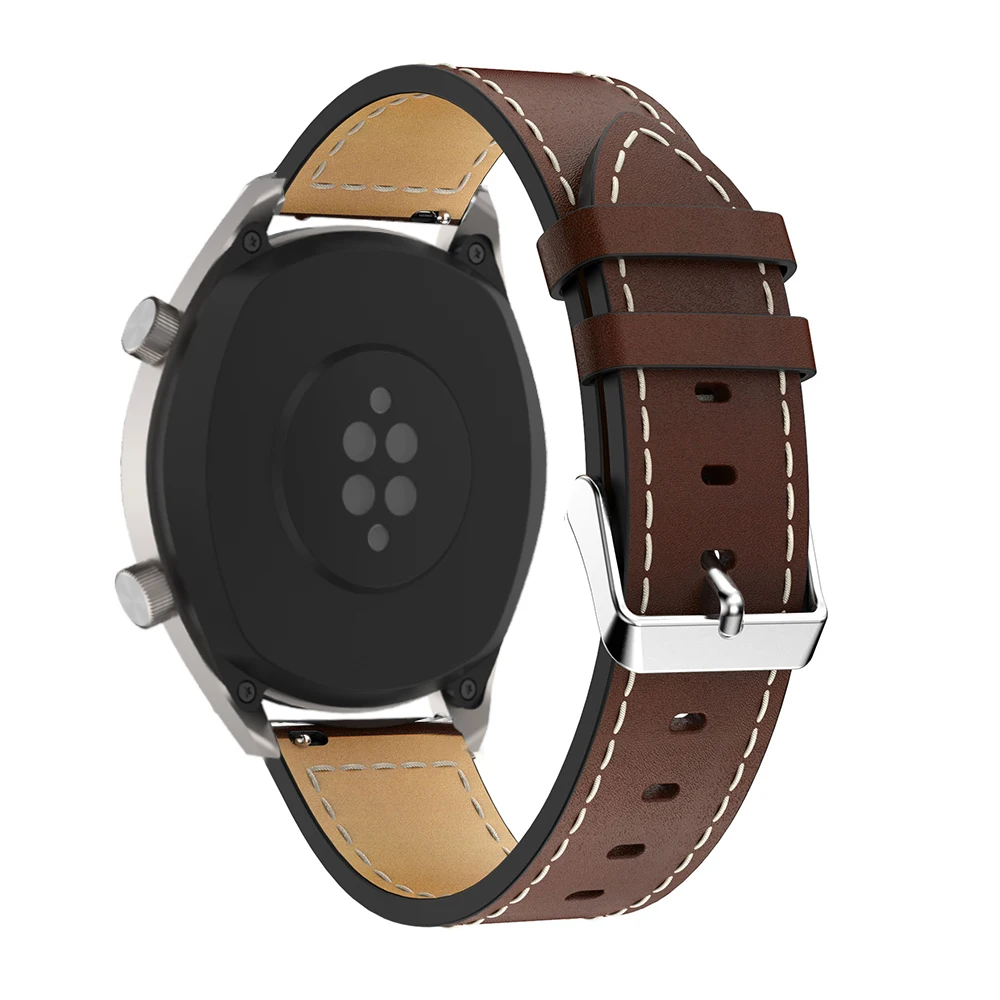 Ремешок для часов Huawei Watch GT Band силиконовый браслет из натуральной кожи Honor Magic stratos
