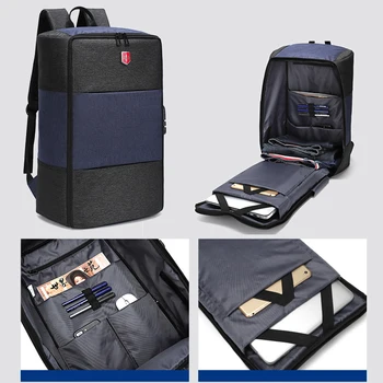 

New Anti-thief 17 inch Laptop Backpack Men USB Charging Travel Backpacks Multifunctional Waterproof backpack School Bag Mochila