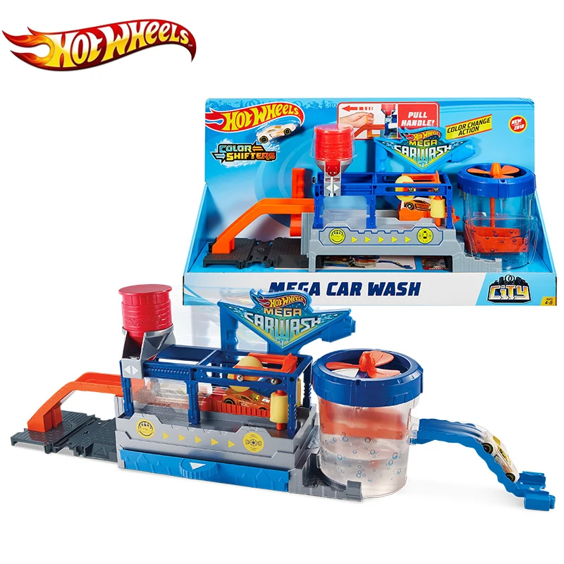 Hot Wheels FTB66 Mega Car Wash Play Set Multicolor for sale online 