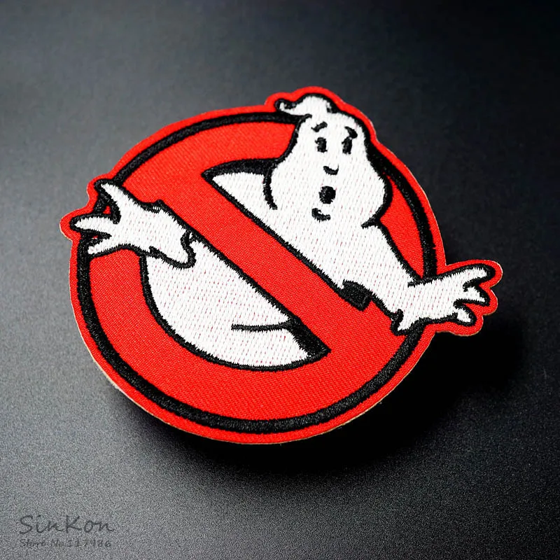 Нашивка Ghost (Размер: 8 0x9 0 см) ПРИШИТАЯ вышитая аппликация из ткани для значка