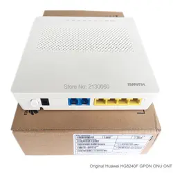 HG8240F GPON терминал/ONU/ONT, 4 FE + 2 голосовых порта, H.248 и протокол SIP, HG 8240F английская версия