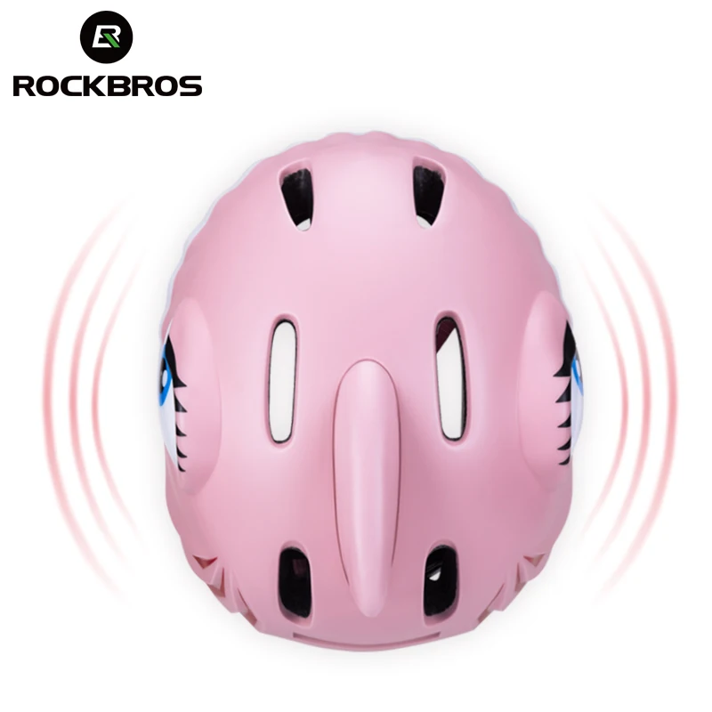 ROCKBROS, велосипедные спортивные детские велосипедные шлемы, Мультяшные защитные детские шлемы для малышей, детские шлемы для скейтборда, для мальчиков и девочек, велосипедные шлемы