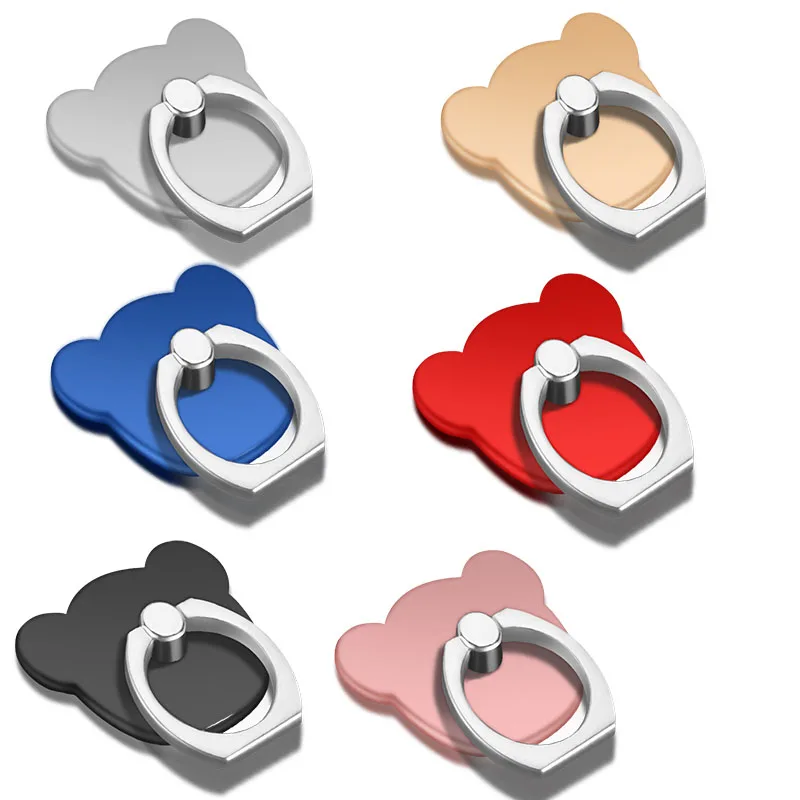 Кольцо держатель SIANCS Kawaii в форме медведя для IPhone IPad Xiaomi смартфона мультяшный