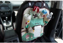 De dibujos animados Bebé Bolsas de Pañales para Mamá Bebé Viajes Nappy Bolsos Bolsa de viaje Bolsa de Almacenamiento Organizador Del Asiento de Coche de Bebé Colgando Del Asiento bolsa