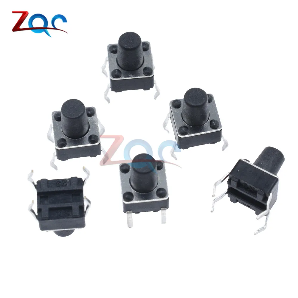50pcs 6x6x8mm 4pin G93 Tactile Tact Push Button Micro Switch Direct