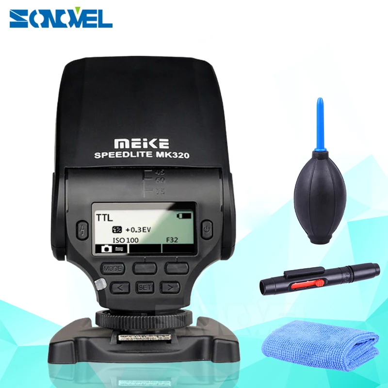 Вспышка Meike MK 320 TTL Master Flash (GN32) Speedlite для Panasonic Lumix DMC GF7 GF6 GF5 GF3 GM5 GH4 GH3 GH2 GH1 GM1 GX7 G5 G6 G7
