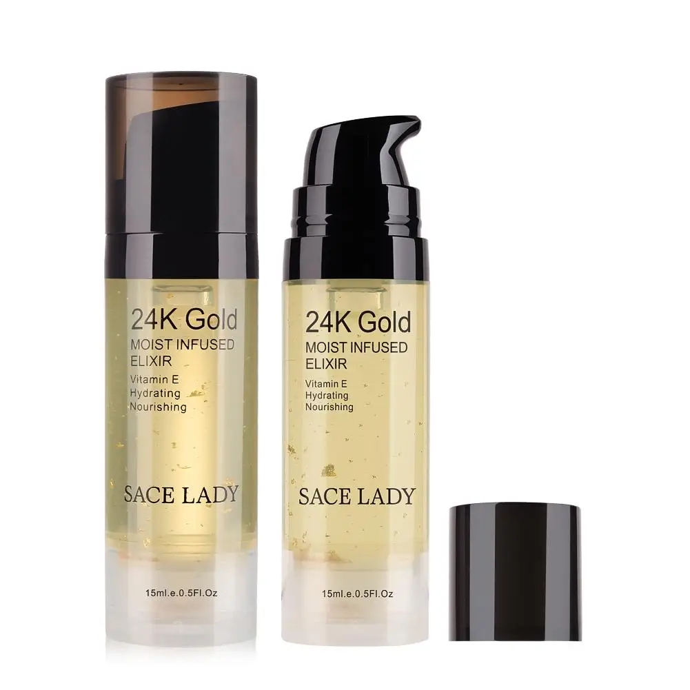 SACE LADY 6 мл/12 мл 24K Gold Elixir масла для ухода за кожей лица макияжа основа