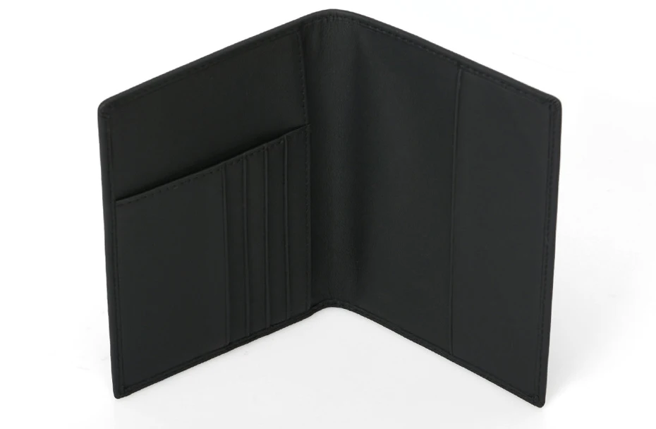 Ретро Черные кошельки сумки кожа Обложка для паспорта кредитный паспорт держатель для Карт RFID проездной документ Обложка
