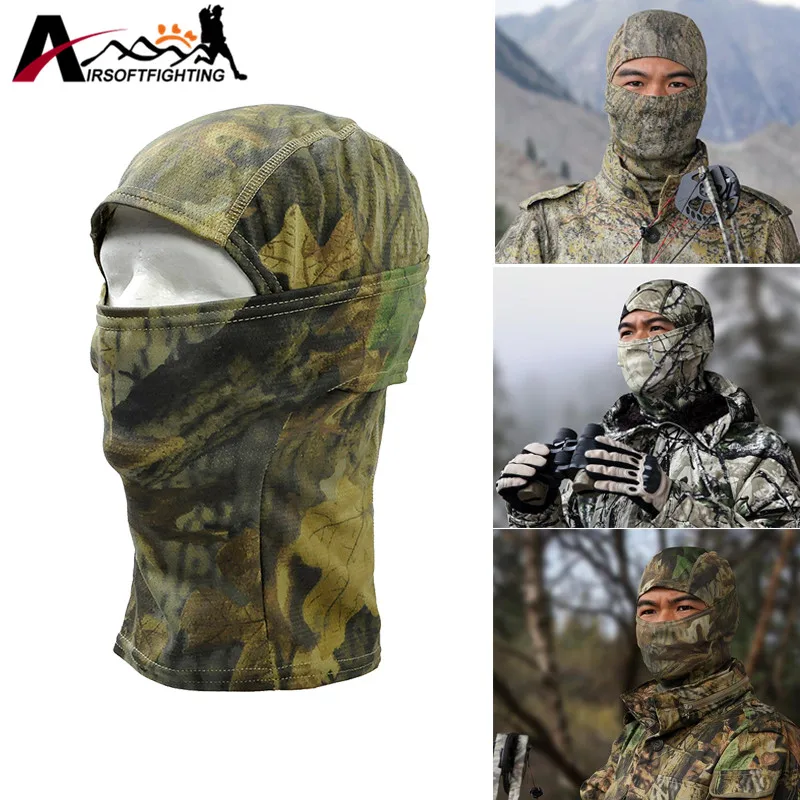 

Breathable Chiefs Rattlesnake Full Face Mask Tactical Hunting Camo Balaclava Under Helmet Cap Winter Neck Warm Cover Headgear