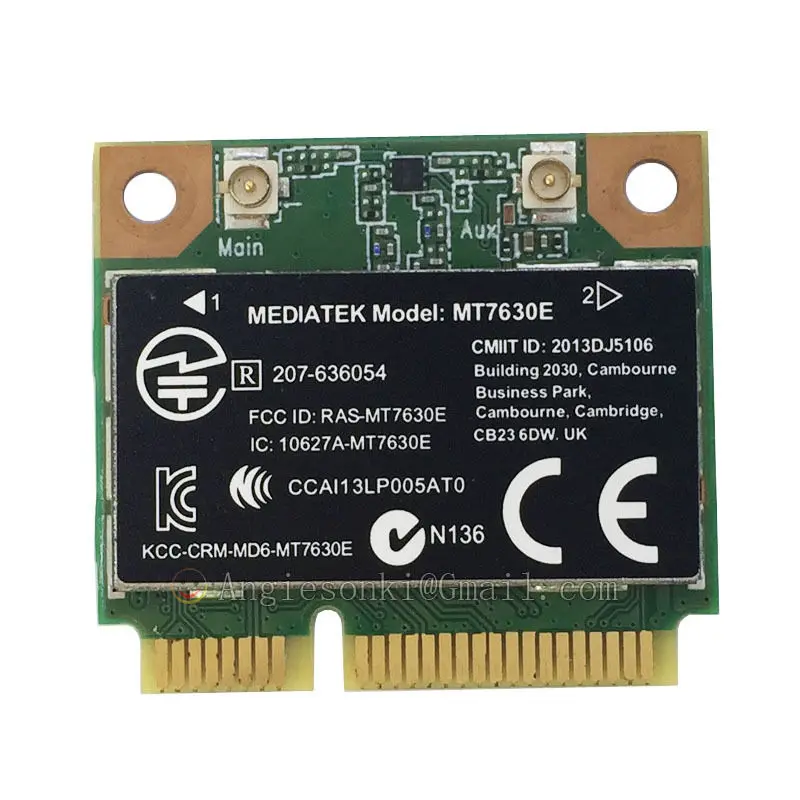 MT7630E 150 Мбит/с 802.11BGN мини модуль PCI E wifi WLAN карта sps: 710418-001+ Bluetooth 4,0 для hp Pavilionm4 m6 envy14 16 ноутбука