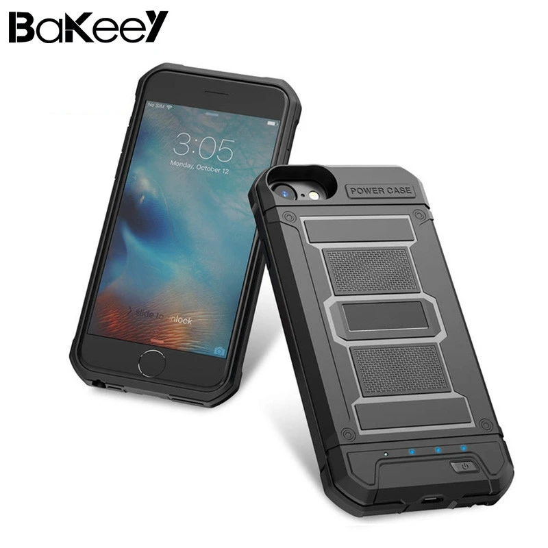 

High quality Bakeey Poewer Back Case Backup 4000mAh Big Power External Battery Charger Case for iPhone 6Plus/6sPlus/7Plus/8Plus